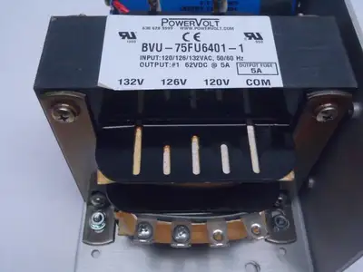 USED POWERVOLT POWER SUPPLY 62VDC 5AMP