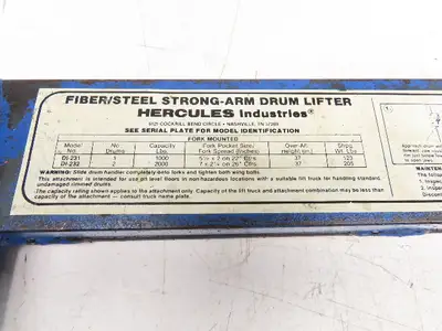 Used HERCULES _UNKNOWN_ Miscellaneous MRO Indiana US | Arrow Industrial #1460347