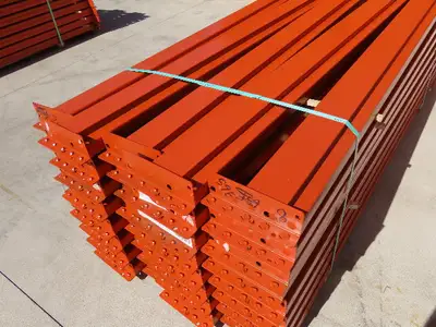Interlake 96"x 6" Teardrop Pallet Racking Rack Step Beam Crossmember 8940Lb 59E