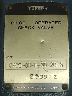 USED YUKEN CPDG-03-E-30-2013