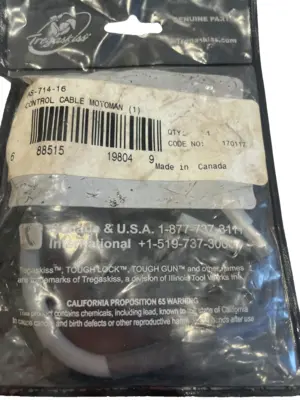 NEW TREGASKISS AS-714-16 MOTOMAN CONTROL CABLE AS71416