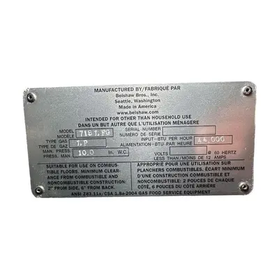 USED BELSHAW 718LFG