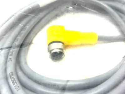NEW TURCK EUROFAST SINGLE ENDED RT ANGLE CORDSET M12 8-PIN