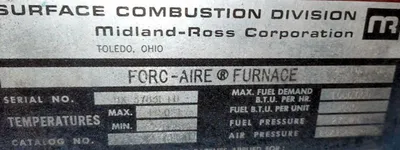 SURFACE COMBUSTION Batch Temper Batch Temper, Gas-Fired | Heat Treat Equipment Co. (2)