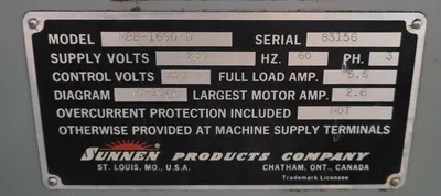 SUNNEN MB-1690 Drilling, Hones | Machinery Central (15)