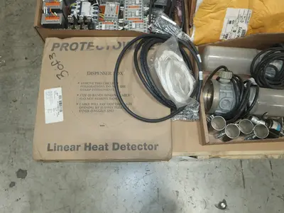 5 PALLETS OF ASSORTED ELECTRICAL AND COMPONENTS