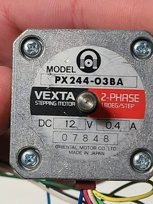 PX244-03BA ORIENTAL MOTOR VEXTA STEPPING 2 PHASE DC 12V 0.4A