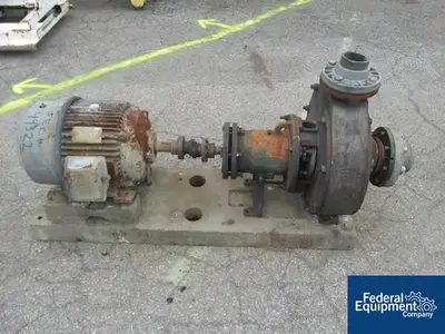 USED Wanner Engineering 4" x 3" Stan-Cor Centrifugal Pump, Type A40, Kynar