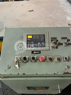 USED 2008 MARATHON 2R-150N-57-30 2 RAM HORIZONTAL BALER WITH CONVEYOR
