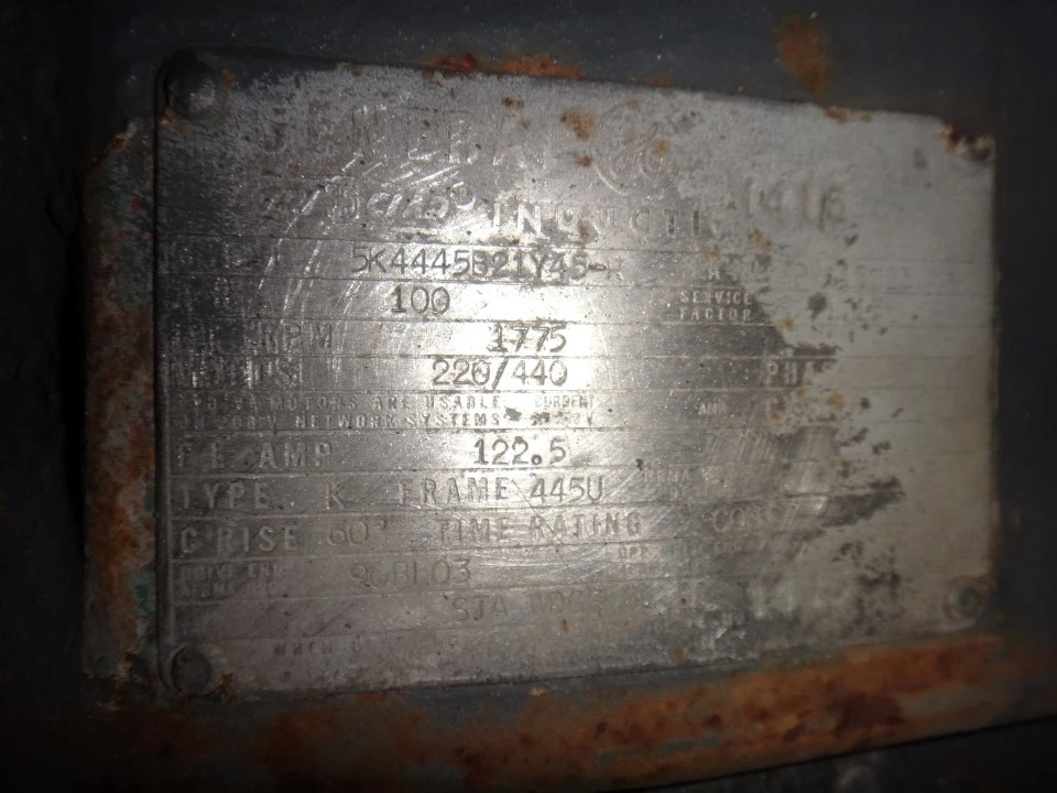 USED General Electric 5K4445B21Y45-R