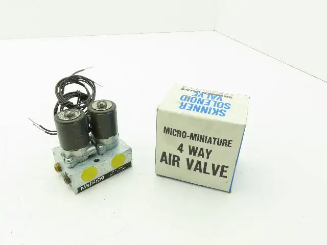 Honeywell Skinner MBD009 Solenoid Valve 4-Way Assembly NC 12VDC 150 PSI MBD005