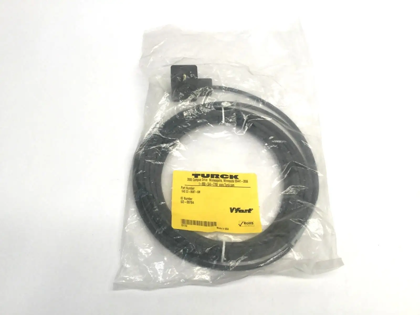 New | in-Stock Turck VAS 22-B587-6M Bus Bars & Plugs Michigan US | Maverick Industrial Sales #1395848