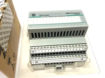 USED ALLEN-BRADLEY SERIES A FLEX INTEGRA 16 SINK INPUT MODULE