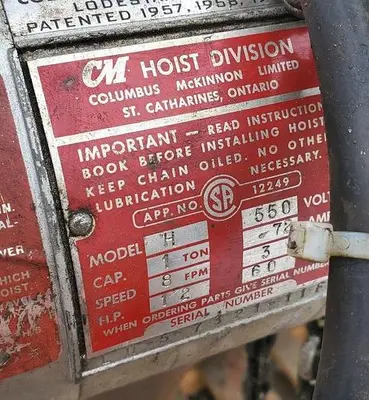 USED CM LODESTAR MODEL H