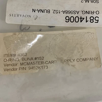 McMaster Carr Hydraulic Tank O-Ring Seal 9452K173  [Lot of 28]