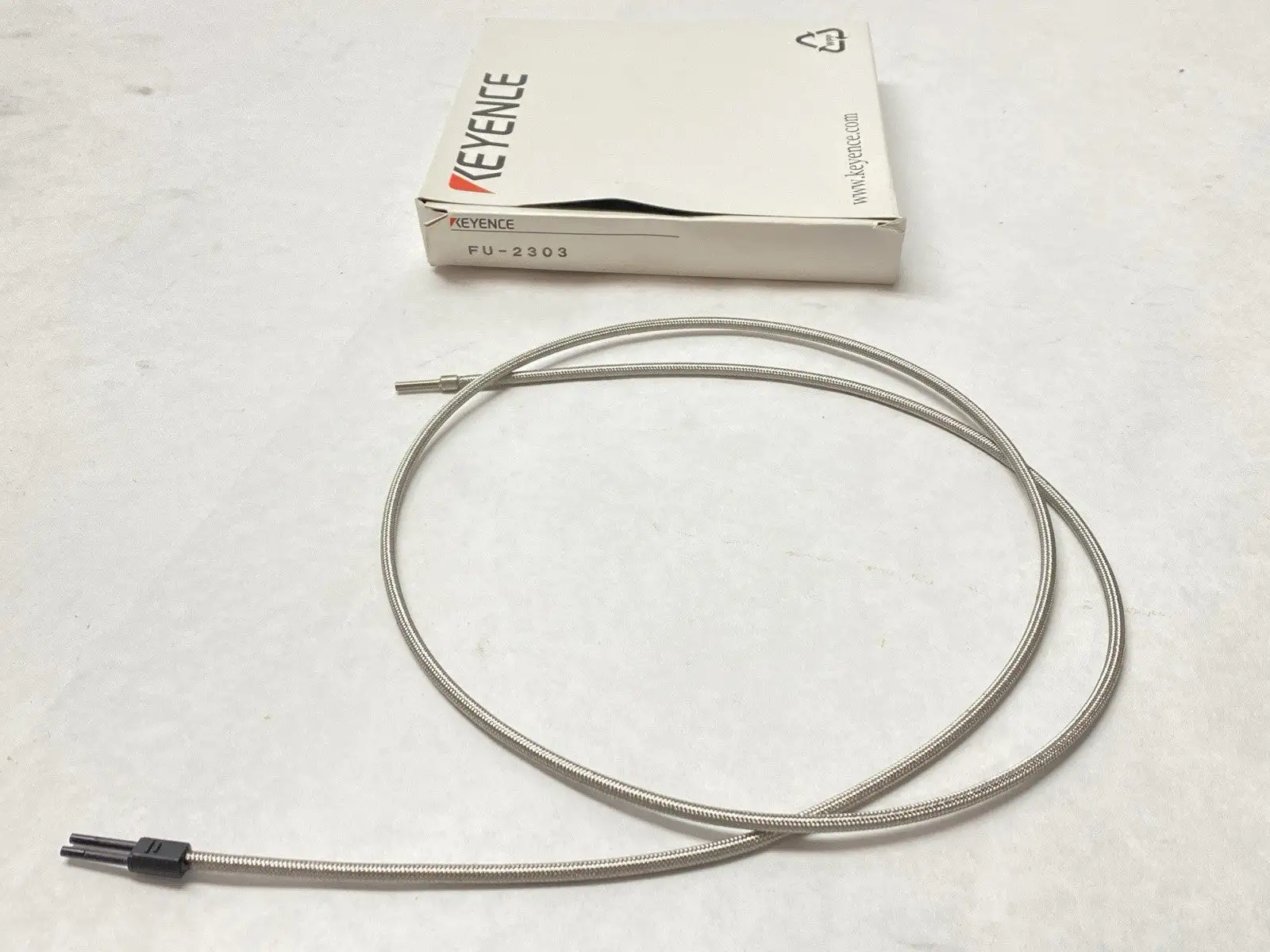USED KEYENCE FIBER OPTIC SENSOR DIFFUSE REFLECTIVE
