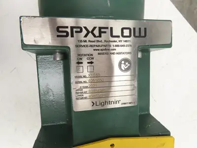 Lightnin SPX Flow X1S50 Flanged Tank Mixer Agitator 4"x 38" Impeller CW .5Hp 3PH