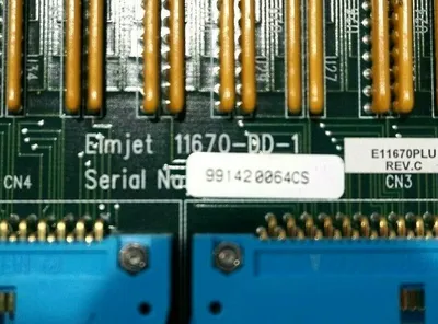 USED ELMJET 11670-DD-1 PC BOARD 11670DD1