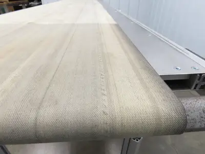 Dorner 2200 Portable Belt Conveyor 8'L x 21.25"W Variable Speed 115V 130FPM