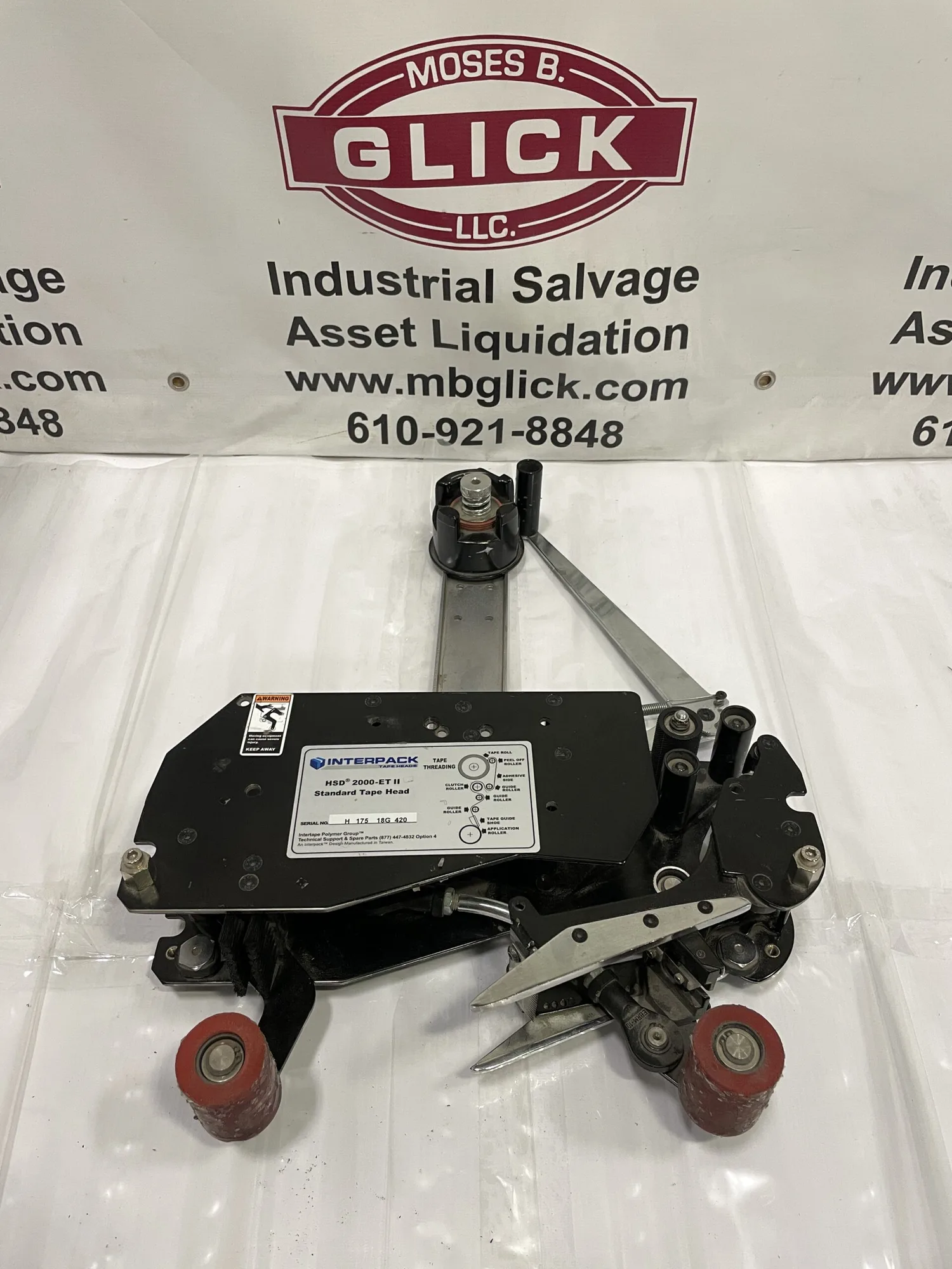 Interpack HSD 2000-ET II 2″ Upper/Lower Standard Taping/Tape Head