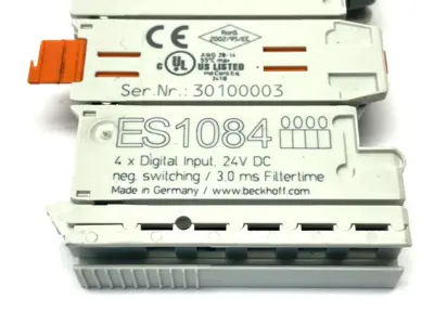 ES1084 | Beckhoff  EtherCAT Terminal 4 Digital Input - Used