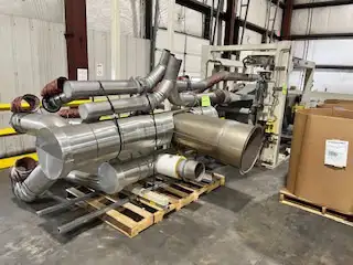 USED 1900 VALMET PILOT COATER