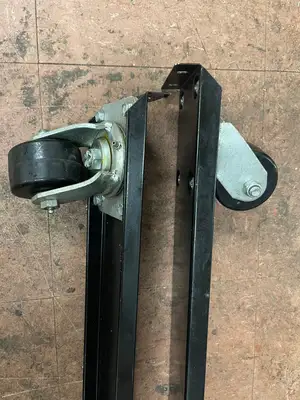 Used True Used True 3" Castor Wheel Kit for 27" Frame Single Door Refrigerator or Freezer 872063 Casters Illinois US | Falcon Restaurant Supply #1375876