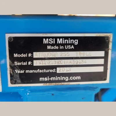 USED 2013 MSI XTRUDER 255