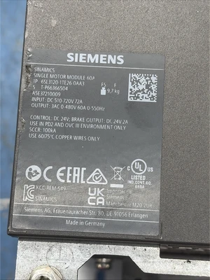 New | in-Stock Siemens 6SL31201TE260AA3 Servo Drives Indiana US | J&J Industrial Supply #1465273
