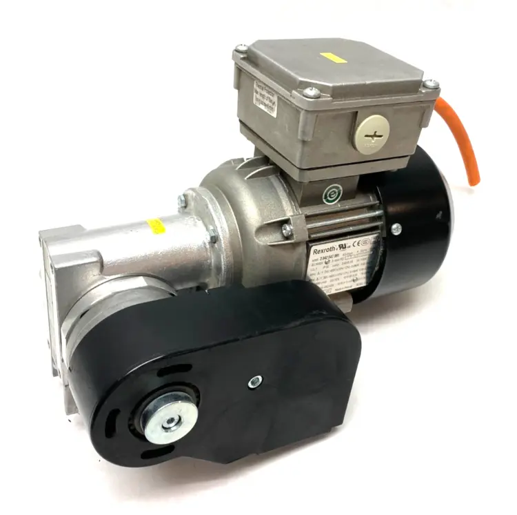 Used BOSCH REXROTH 3-PHASE INDUCTION MOTOR W/ SLIP-ON GEAR UNIT GS 13-1 I=20:1 Motors (misc) | Maverick Industrial Sales #1103375