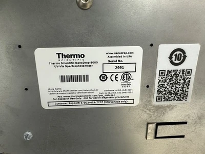 USED Thermo Scientific NanoDrop 8000