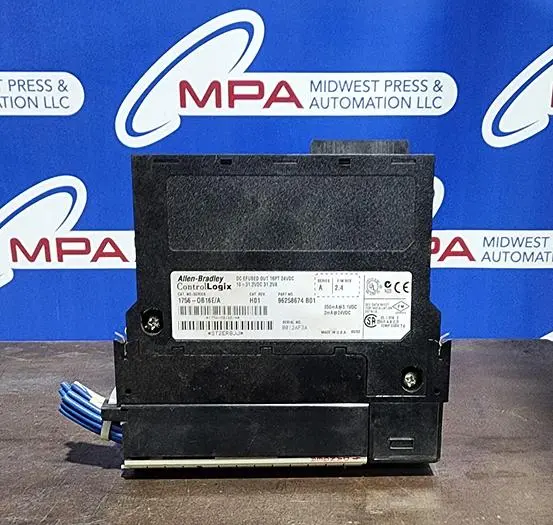 Used ALLEN-BRADLEY 1756-OB16E/A PLC Input & Output Michigan US | Midwest Press and Automation #632790