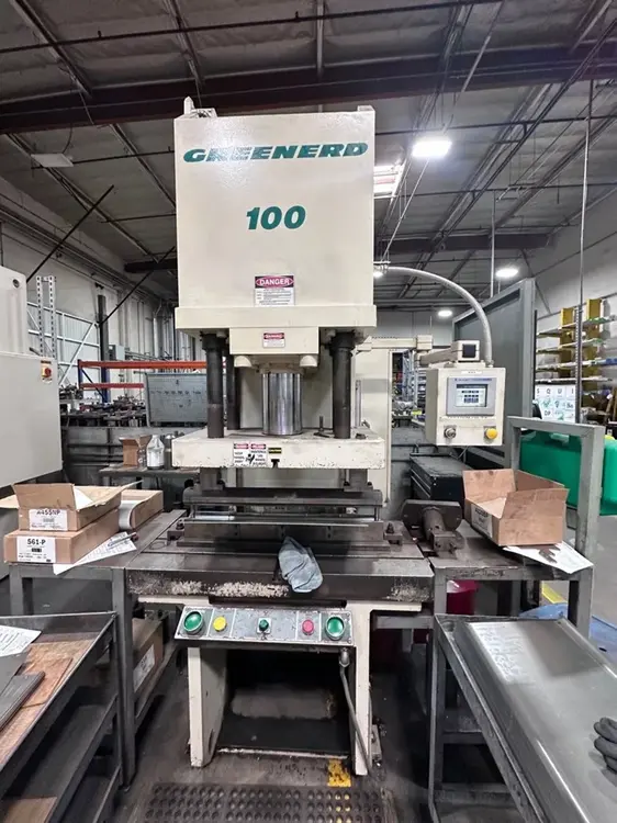 Used 2007 GREENERD HCA-100-75R7 Hydraulic Presses Michigan US | Ultimate Tube Bender Parts Plus #201137