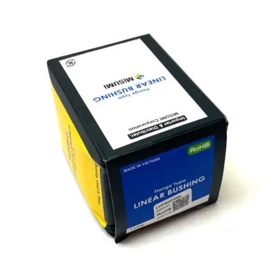 NEW MISUMI FLANGED LINEAR BALL BEARING, DOUBLE