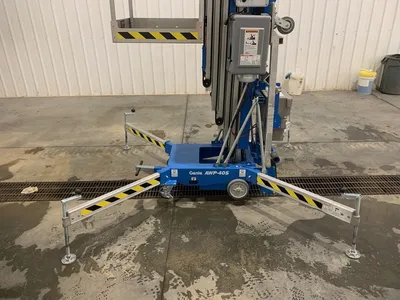 New | in-Stock 2026 GENIE AWP-40S PUSH AROUND AERIAL WORK PLATFORM Scissor Lifters Alberta CA | Adcock Equipment #1417637