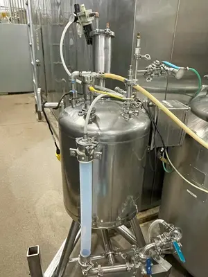 APV Crepaco Jacketed Tank with Pressure Vessel