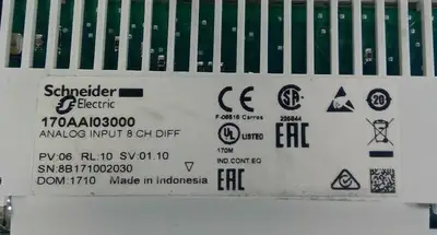 Schneider Electric 170AAI03000 Analog Input 8 Channel Module 3E-9