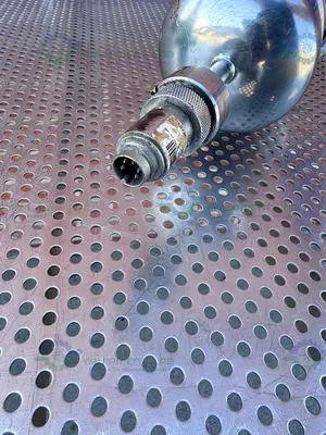 USED SARTORIUS 7P010QY25SCPGCLB STAINLESS STEEL FILTER HOUSING W/ FILTER