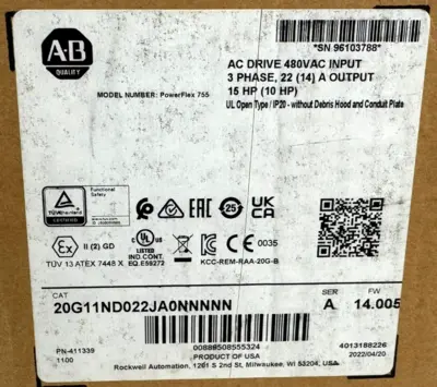 USED ALLEN-BRADLEY POWERFLEX 755