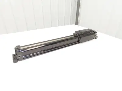 TOL-O-MATIC Rodless Pneumatic Band Cylinder 2" Bore 18.25" Stroke 100 PSI