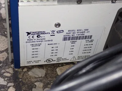 Used NATIONAL INSTRUMENTS SCXI1000 Data Acquisition and Logging, Multimeter Systems Ohio US | HGR 24 #933800
