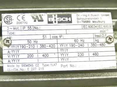 Used BUSCH _UNKNOWN_ Vacuum Pumps Indiana US | Arrow Industrial #1367442