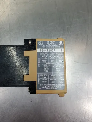 ALLEN BRADLEY 700-P400A1 Ser B AC RELAY CONTROL, 120V. 4D-11