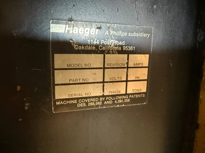 USED HAEGER HP6-C