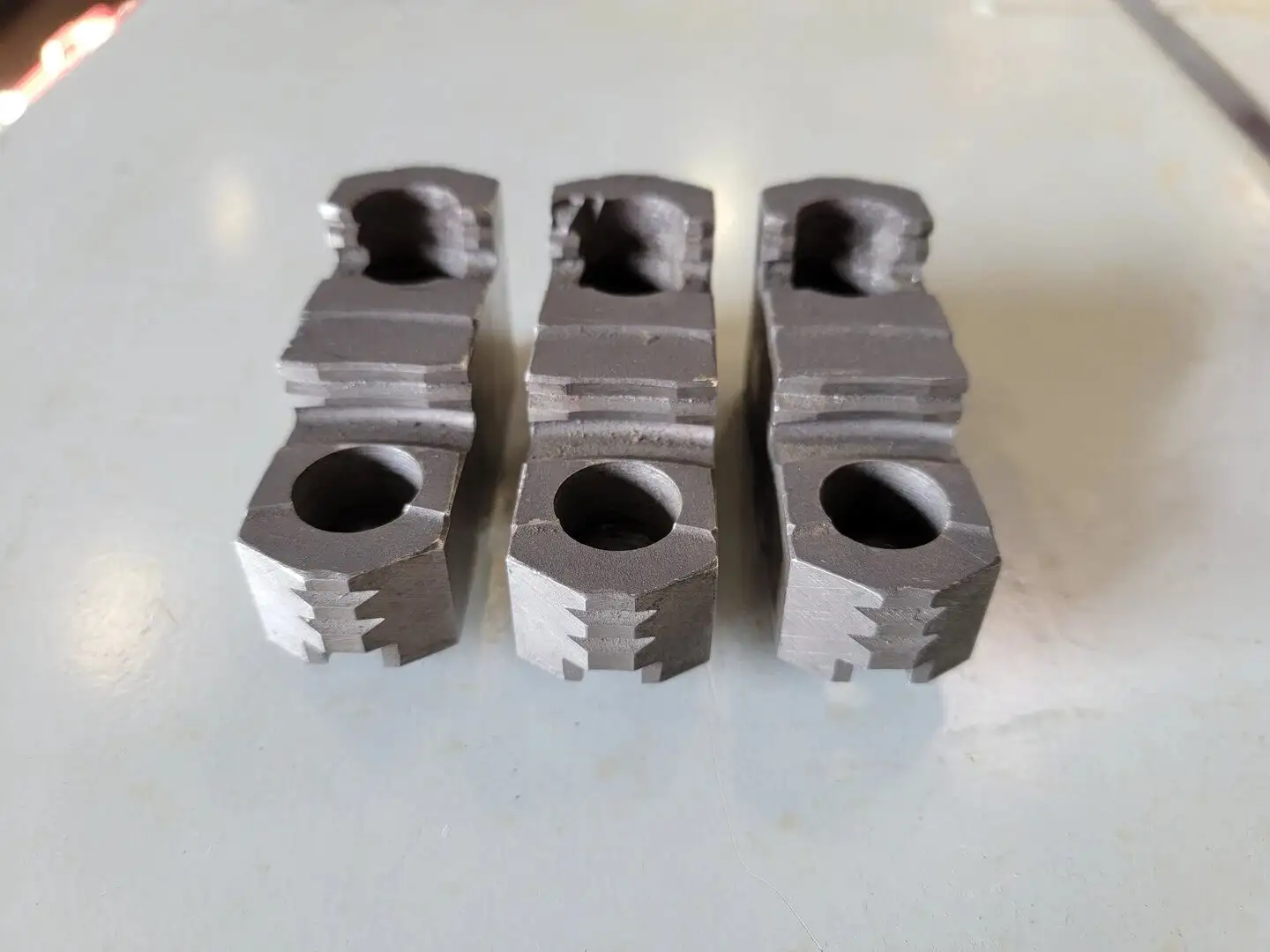 Hard Top Jaws for Chuck 3-1/4" x 1" x 1-3/4" Set of 3