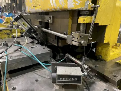 1/4" X 30" US BAIRD #430 FOUR SLIDE WIRE FORMING MACHINE: STOCK #15698