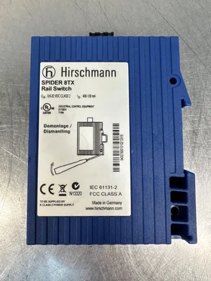 Hirschmann Spider 8TX Rail Switch / Spider-8TX (4B-27)