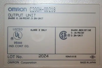USED OMRON C200H-0D218