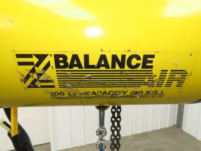 Ingersoll Zimmerman BW020120 Pneumatic Air Balancer 6' Travel 400Lb Swivel Mount