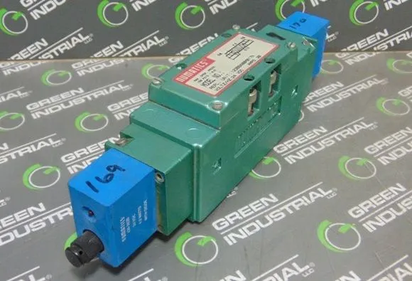 Numatics 123BB400M017N Solenoid Valve 150 PSIG 24VDC 20A Dual Coil Used